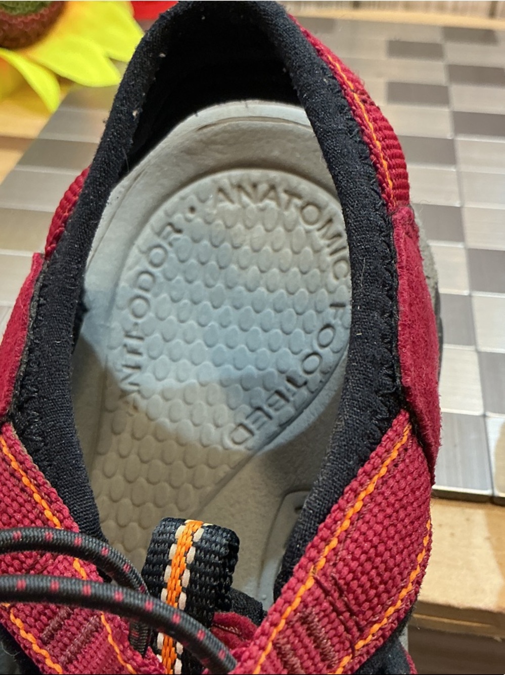 Keen Burgundy Red and Black Outdoor Sandals - Picture 10 of 10